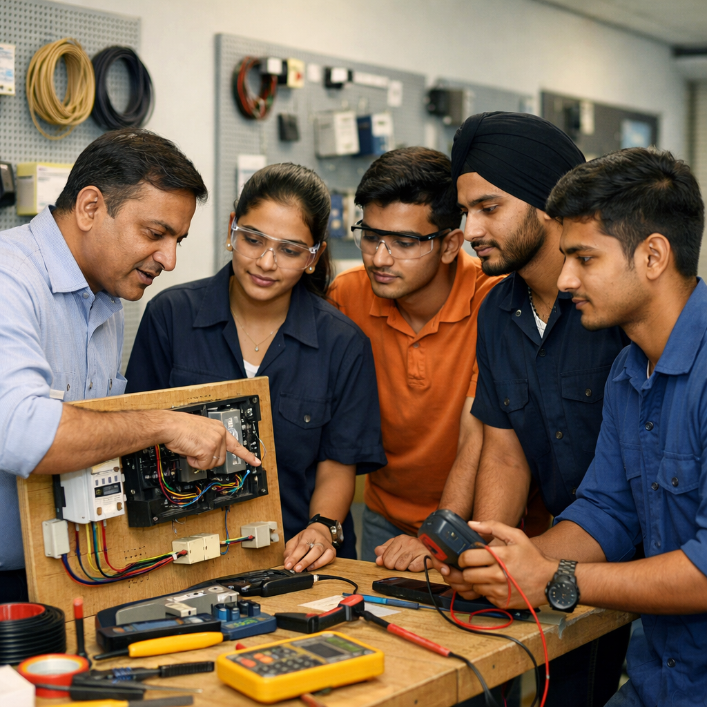 Vocational training in India preparing a skilled workforce through hands-on learning
